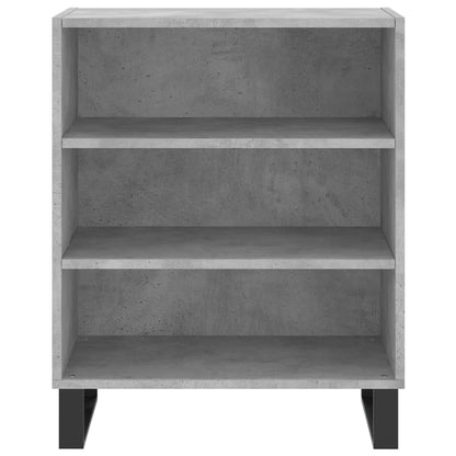 Credenza Grigio Cemento 57x35x70 cm in Legno Multistrato