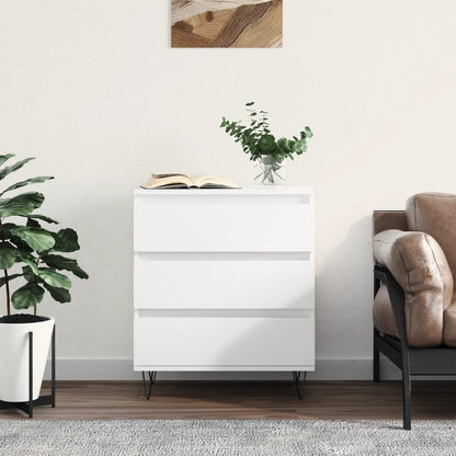 Credenza Bianca 60x35x70 cm in Legno Multistrato
