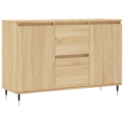 Credenza Rovere Sonoma 101,5x35x70 cm in Legno Multistrato