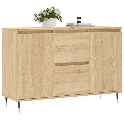 Credenza Rovere Sonoma 101,5x35x70 cm in Legno Multistrato