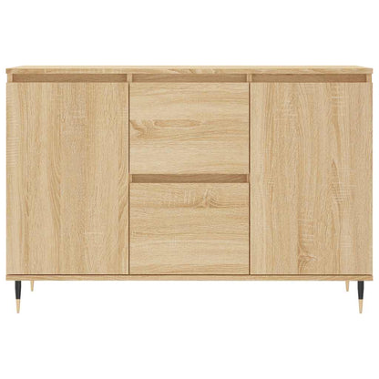 Credenza Rovere Sonoma 101,5x35x70 cm in Legno Multistrato