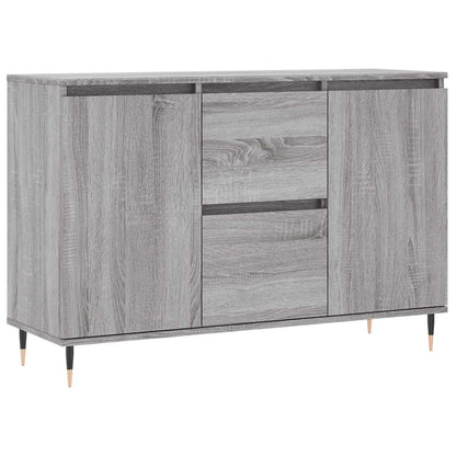 Credenza Grigio Sonoma 101,5x35x70 cm in Legno Multistrato