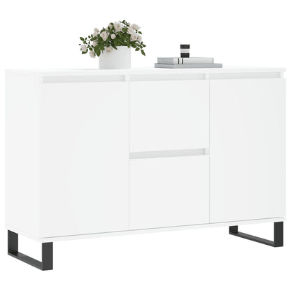 Credenza Bianca 104x35x70 cm in Legno Multistrato