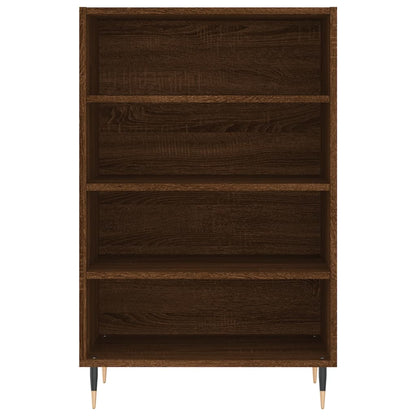 Credenza Rovere Marrone 57x35x90 cm in Legno Multistrato