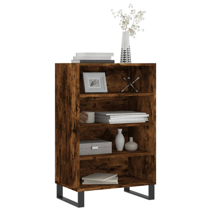 Credenza Rovere Fumo 57x35x90 cm in Legno Multistrato