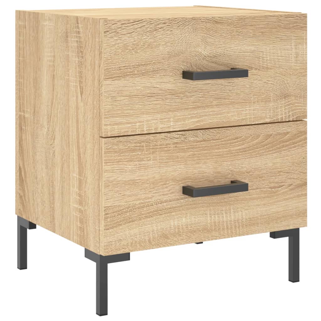 Comodino Rovere Sonoma 40x35x47,5 cm in Legno Multistrato