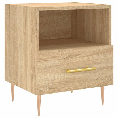 Comodino Rovere Sonoma 40x35x47,5 cm in Legno Multistrato