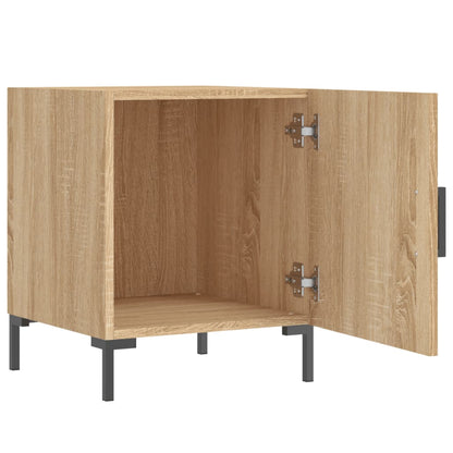 Comodino Rovere Sonoma 40x40x50 cm in Legno Multistrato