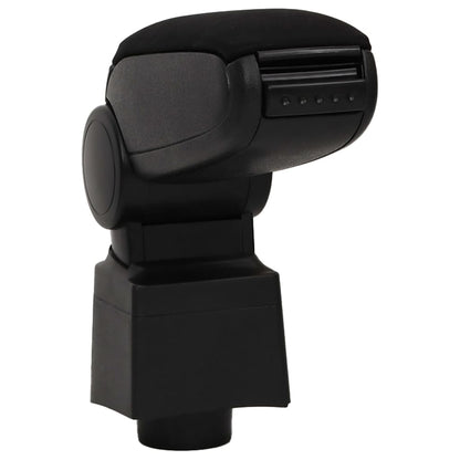Bracciolo per Auto Nero 12x34x(35-47) cm in ABS