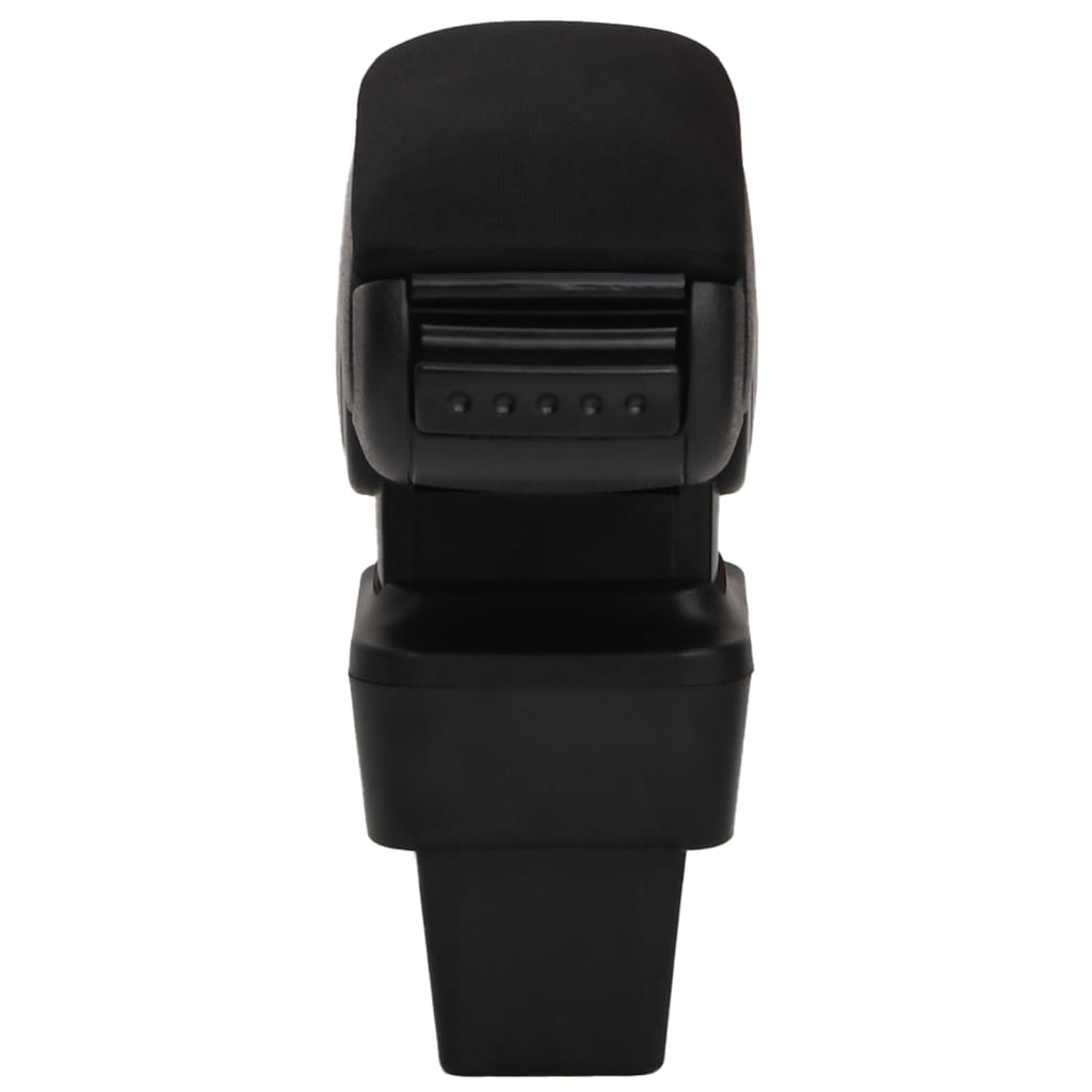 Bracciolo per Auto Nero 13x34x(33-46) cm in ABS
