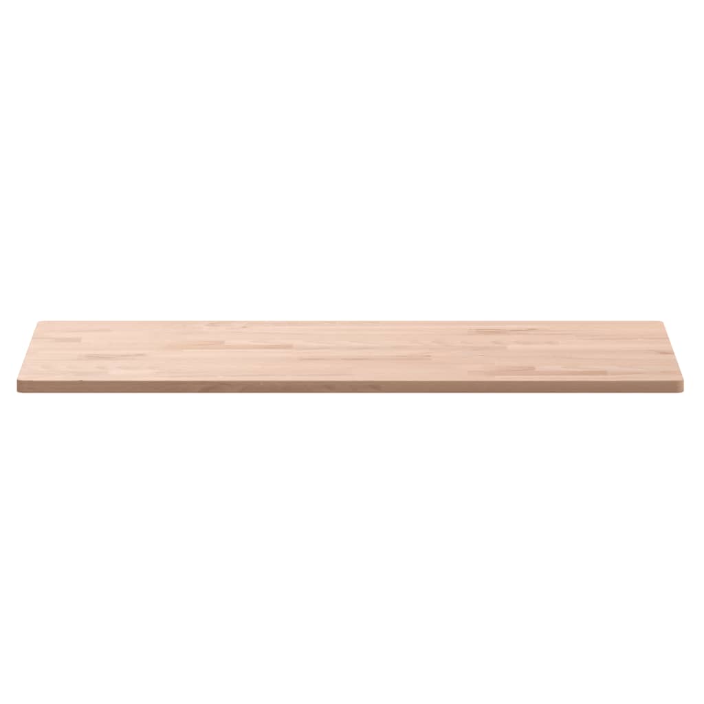 Piano Tavolo 80x40x1,5cm Rettangolare Legno Massello Faggio