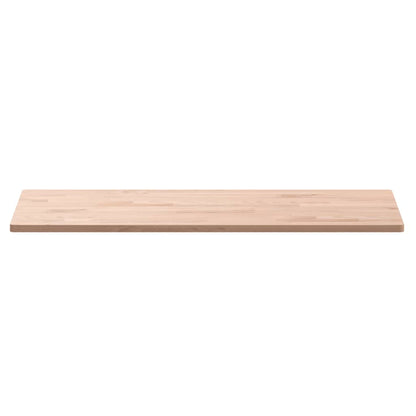 Piano Tavolo 80x40x1,5cm Rettangolare Legno Massello Faggio