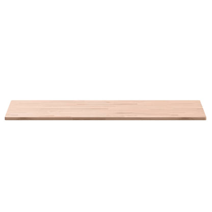 Piano Tavolo 100x50x1,5cm Rettangolare Legno Massello Faggio