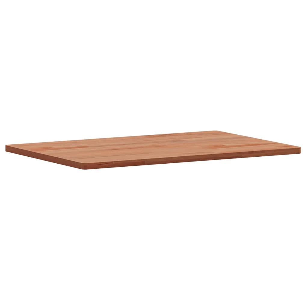 Piano Tavolo 60x40x1,5cm Rettangolare Legno Massello Faggio