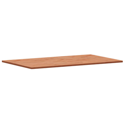 Piano Tavolo 100x60x1,5cm Rettangolare Legno Massello Faggio
