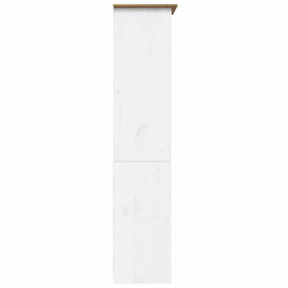 Libreria BODO 5 Ripiani 82x40x173cm Legno Massello Pino Marrone
