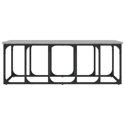 Tavolino Salotto Grigio Sonoma 100x50x35,5cm Legno Multistrato