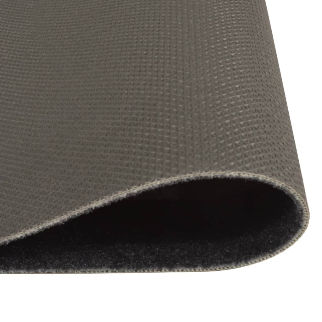 Tappeto da Cucina Lavabile Nero CaffÃ¨ 45x150 cm Velluto