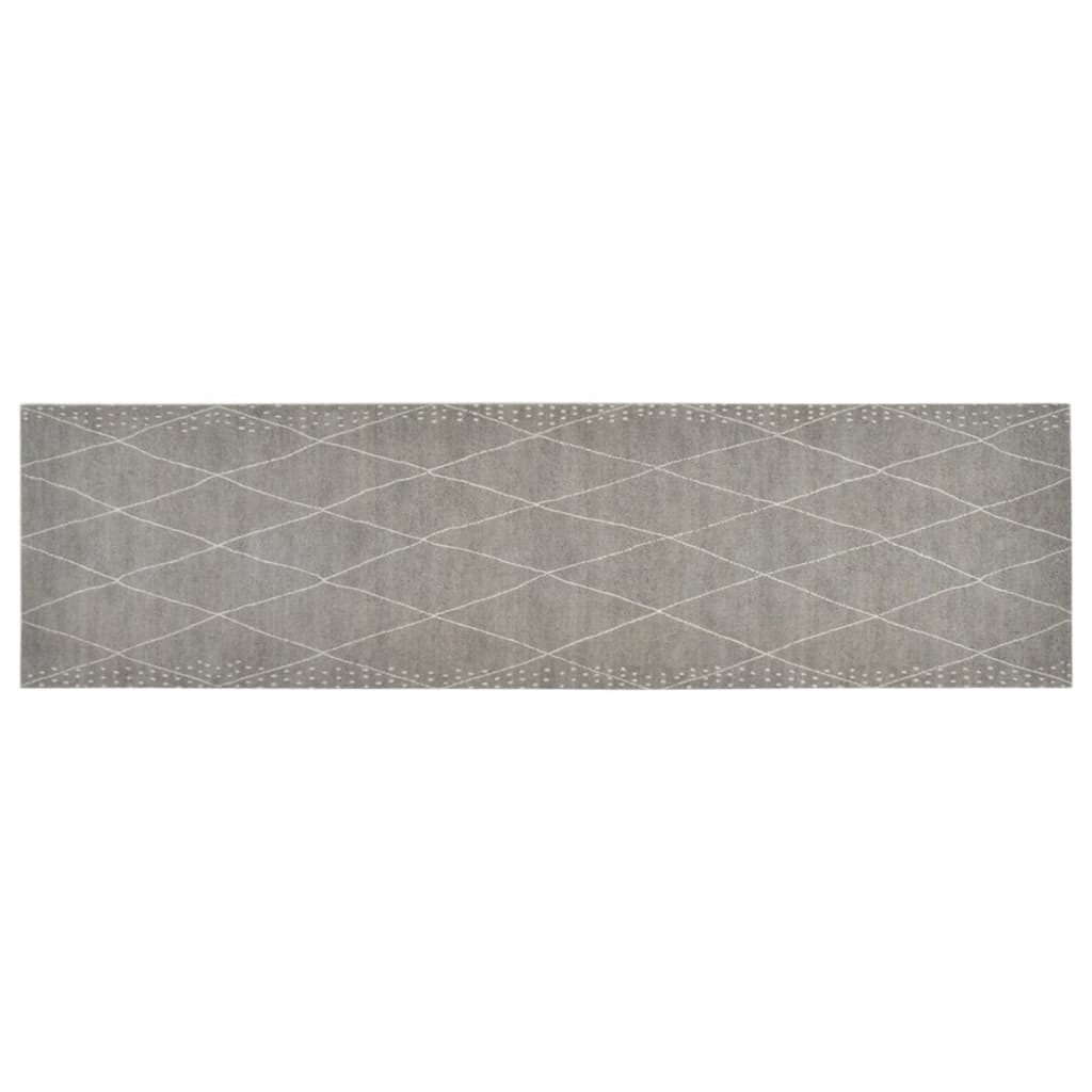 Tappeto da Cucina Lavabile Rombi 45x150 cm Velluto