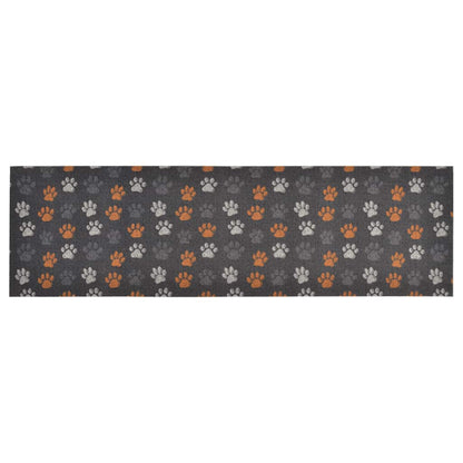 Tappeto da Cucina Lavabile Zampe 60x180 cm Velluto