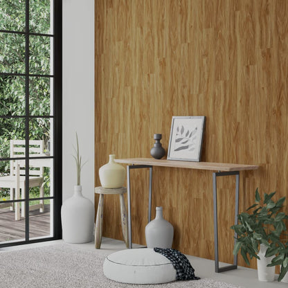 Pannelli da Parete Effetto Legno Marrone PVC 4,12 m²