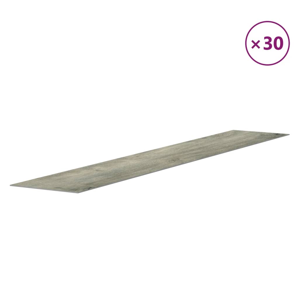 Pannelli da Parete Effetto Legno Grigio PVC 4,12 m²