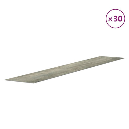 Pannelli da Parete Effetto Legno Grigio PVC 4,12 m²