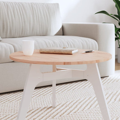 Piano per Tavolo Ã˜60x1,5 cm Rotondo in Legno Massello di Faggio