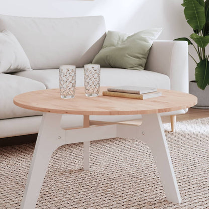 Piano per Tavolo Ã˜80x1,5 cm Rotondo in Legno Massello di Faggio
