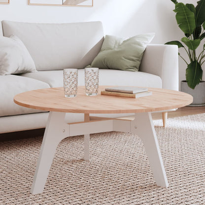 Piano per Tavolo Ã˜90x1,5 cm Rotondo in Legno Massello di Faggio