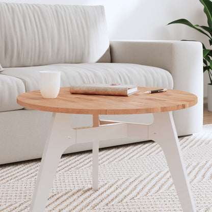 Piano per Tavolo Ã˜60x1,5 cm Rotondo in Legno Massello di Faggio