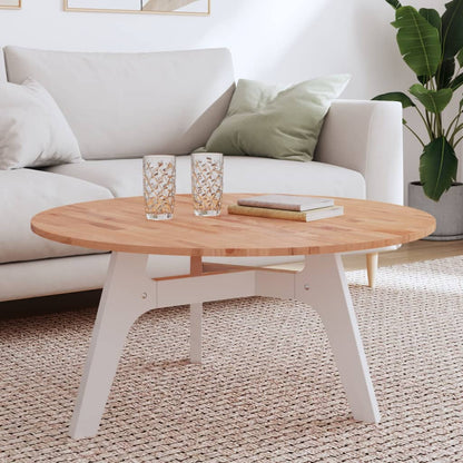 Piano per Tavolo ÃƒËœ90x1,5 cm Rotondo in Legno Massello di Faggio