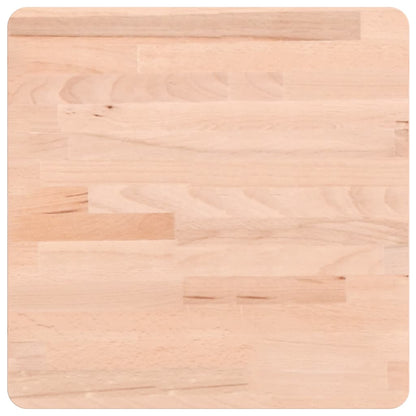 Piano per Tavolo 40x40x1,5 cm Quadrato Legno Massello di Faggio