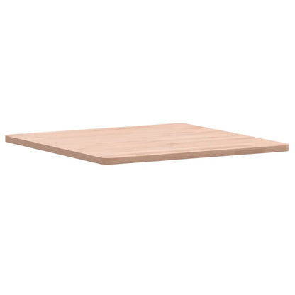 Piano per Tavolo 50x50x1,5 cm Quadrato Legno Massello di Faggio