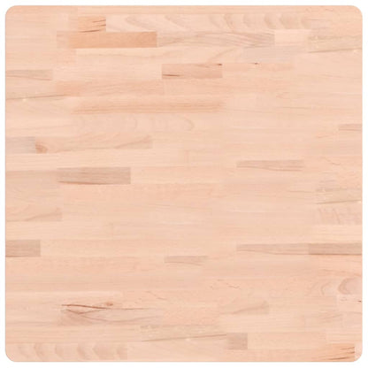 Piano per Tavolo 60x60x1,5 cm Quadrato Legno Massello di Faggio