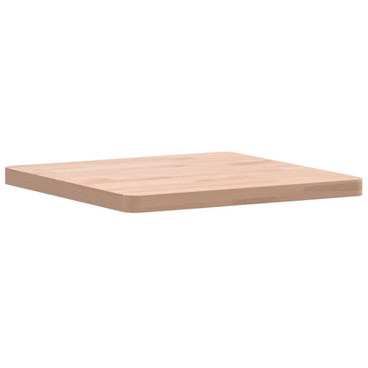 Piano per Tavolo 40x40x2,5 cm Quadrato Legno Massello di Faggio