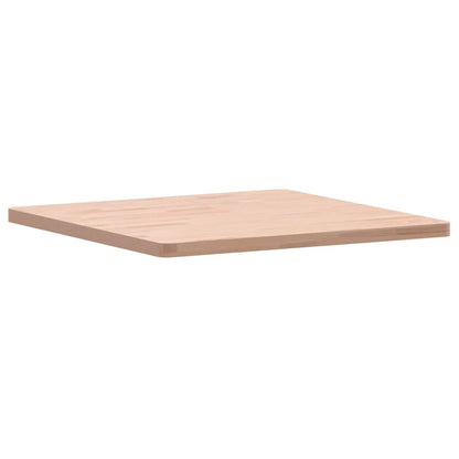 Piano per Tavolo 60x60x2,5 cm Quadrato Legno Massello di Faggio