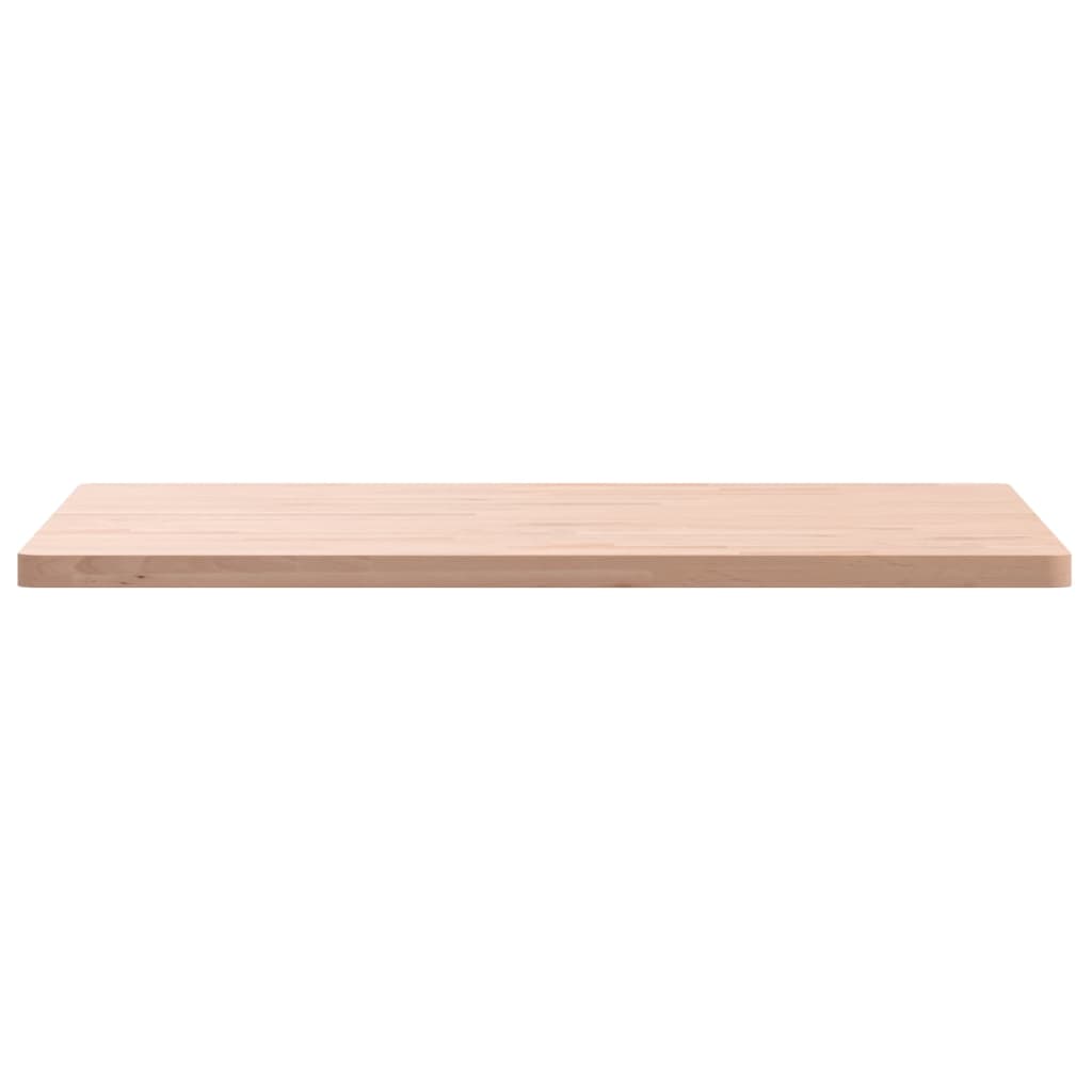 Piano per Tavolo 80x80x2,5 cm Quadrato Legno Massello di Faggio