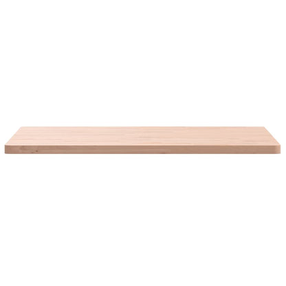 Piano per Tavolo 80x80x2,5 cm Quadrato Legno Massello di Faggio