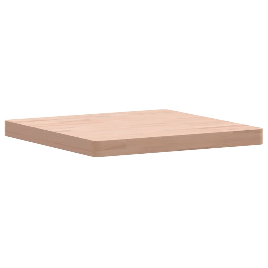 Piano per Tavolo 50x50x4 cm Quadrato Legno Massello di Faggio
