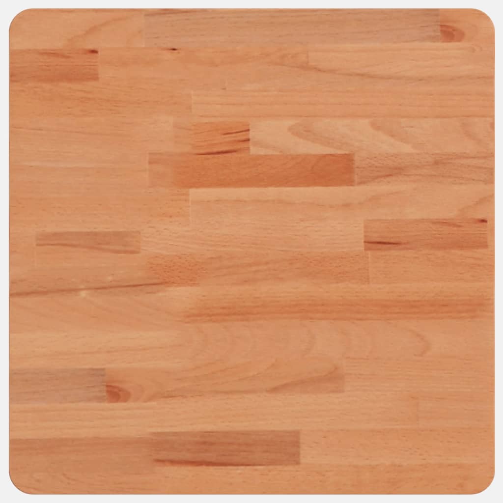 Piano per Tavolo 40x40x1,5 cm Quadrato Legno Massello di Faggio