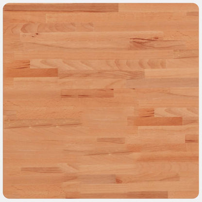 Piano per Tavolo 60x60x1,5 cm Quadrato Legno Massello di Faggio