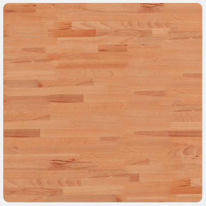 Piano per Tavolo 70x70x1,5 cm Quadrato Legno Massello di Faggio
