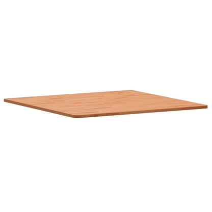 Piano per Tavolo 80x80x1,5 cm Quadrato Legno Massello di Faggio