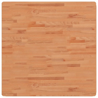 Piano per Tavolo 90x90x1,5 cm Quadrato Legno Massello di Faggio