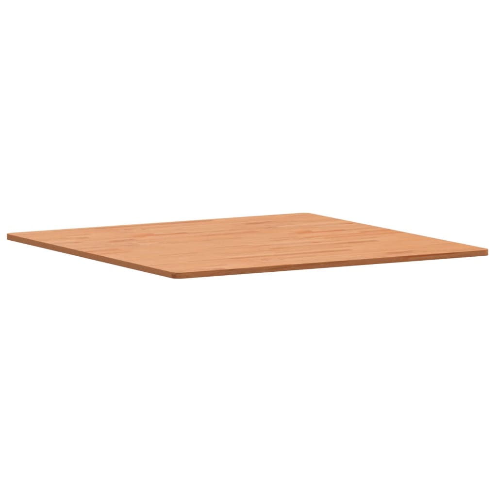 Piano per Tavolo 90x90x1,5 cm Quadrato Legno Massello di Faggio