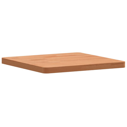 Piano per Tavolo 40x40x2,5 cm Quadrato Legno Massello di Faggio
