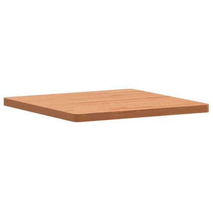 Piano per Tavolo 50x50x2,5 cm Quadrato Legno Massello di Faggio