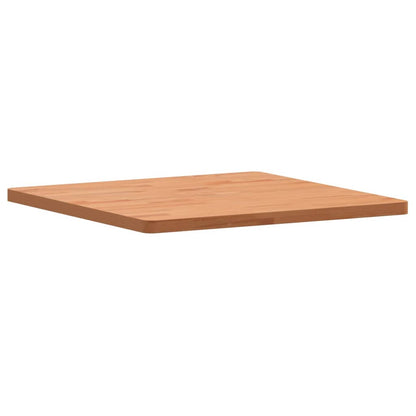 Piano per Tavolo 60x60x2,5 cm Quadrato Legno Massello di Faggio