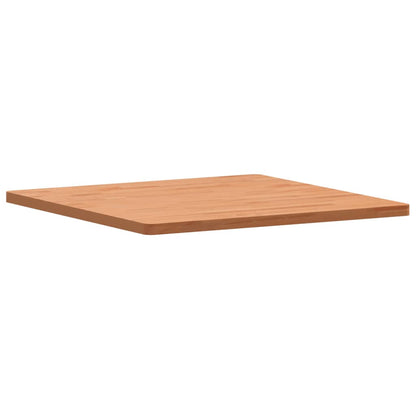 Piano per Tavolo 70x70x2,5 cm Quadrato Legno Massello di Faggio